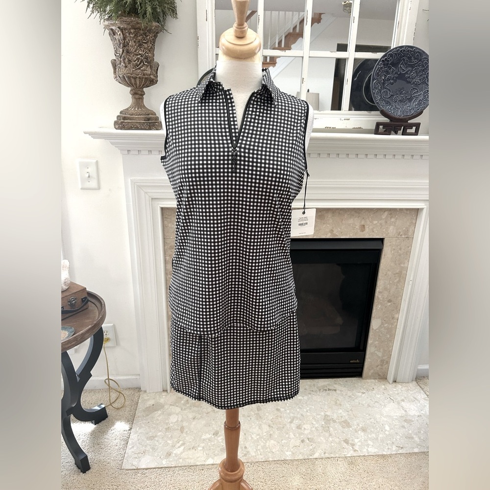 NWT Belyn Key Black and White Checkered Active Set